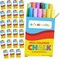 4E’s Novelty 288 pcs Mini Chalk Set - 24 Boxes Sidewalk Chalk Summer Party Favors, Goodie Bag Stuffers, Non-Toxic Chalk for Toddlers